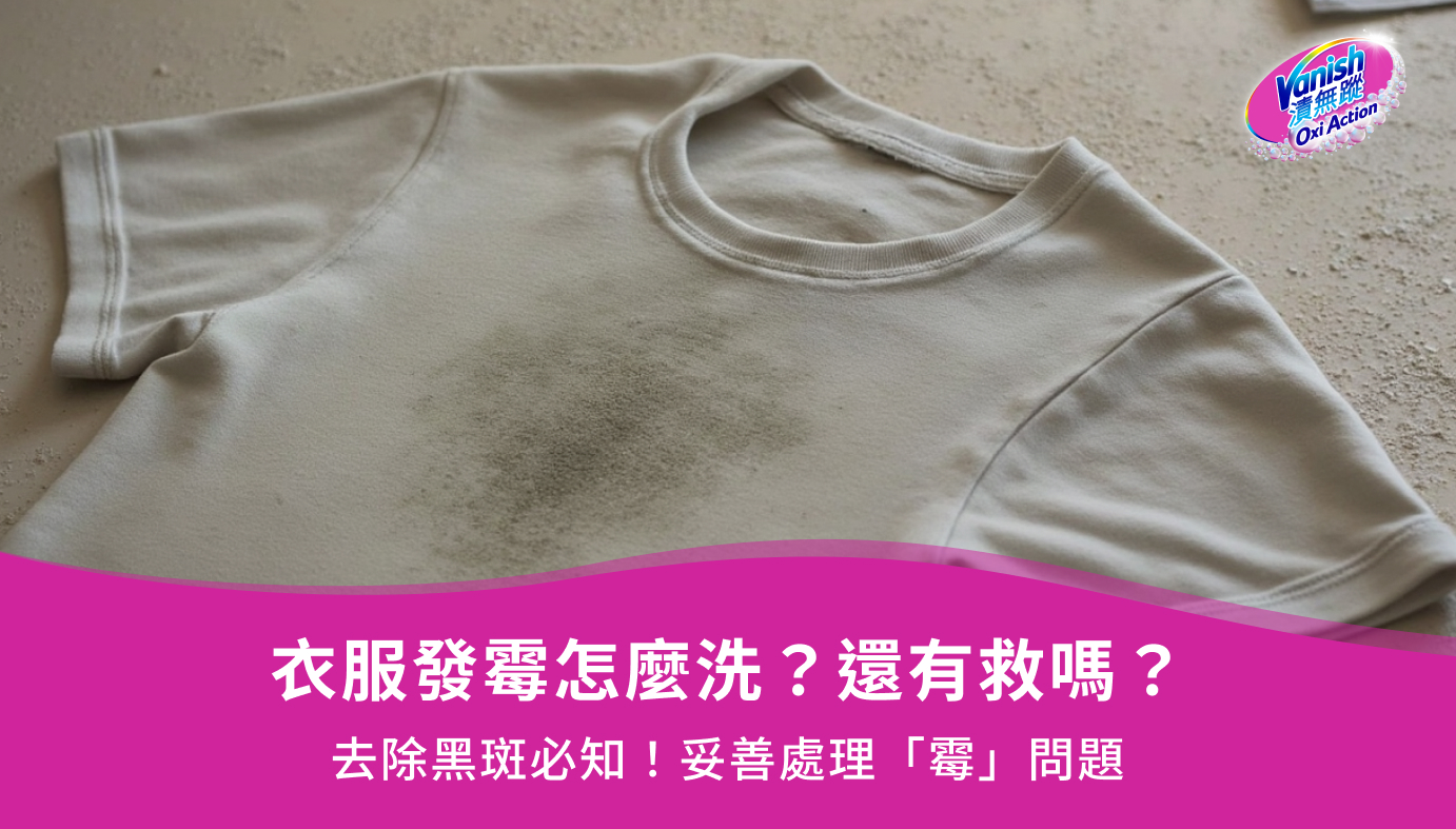 衣服發霉怎麼洗？還有救嗎？去除黑斑必知！妥善處理「霉」問題